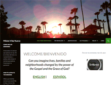 Tablet Screenshot of misionvidanueva.org